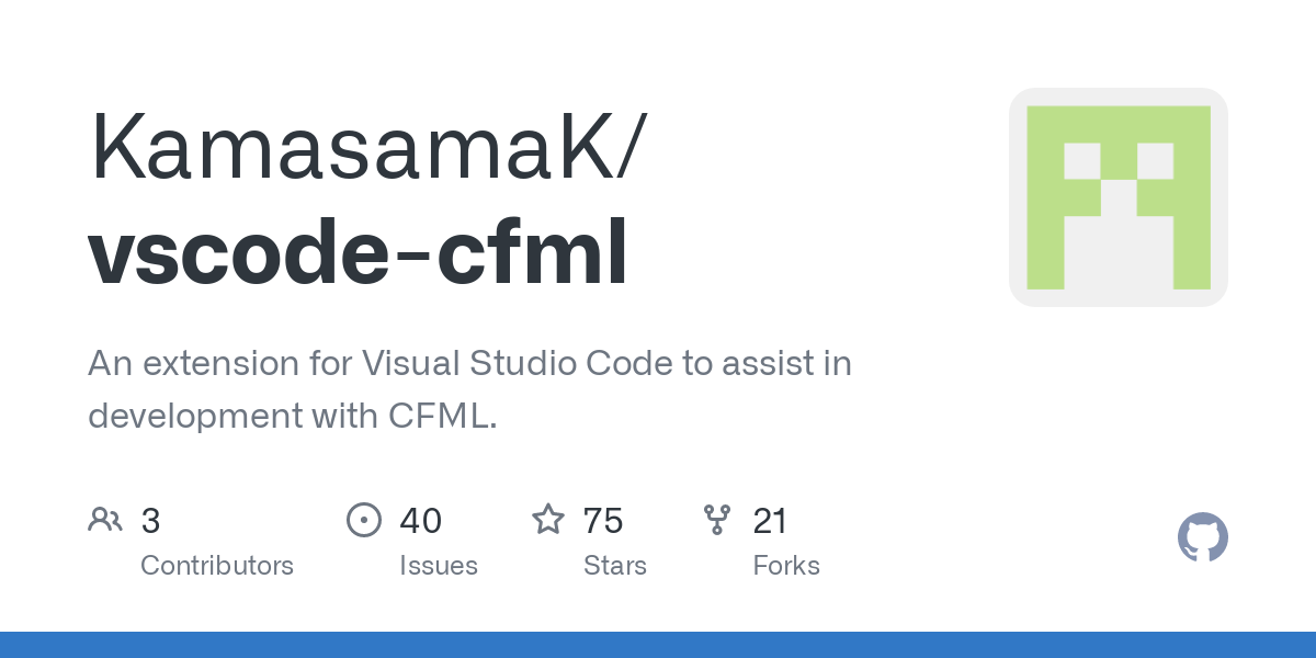 VS Code CFML plugin update - Tools and Libraries - Lucee Dev